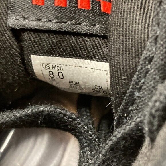 VANS Crockett High Black Mono Skate Shoes Men's Size 8 Women's Size 9.5 NEW - Picture 10 of 11